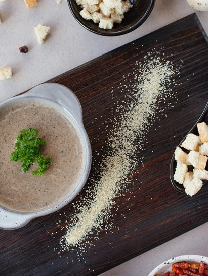 Supa crema de ciuperci